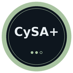 Marca de CompTIA CySA+ en curso